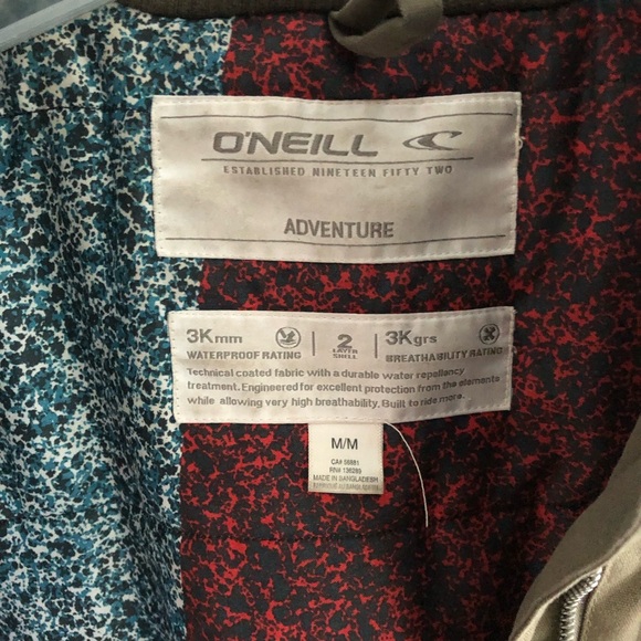 O’Neill adventure long parka khaki colour - Picture 3 of 10